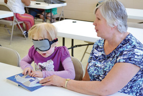 Camp opens new worlds for children without sight