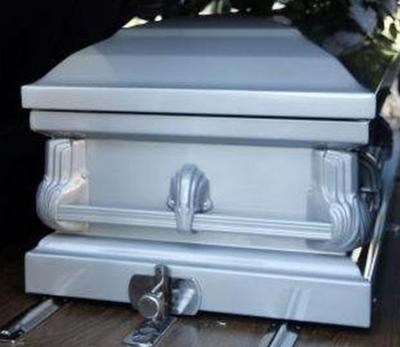 Coffin file photo stock image