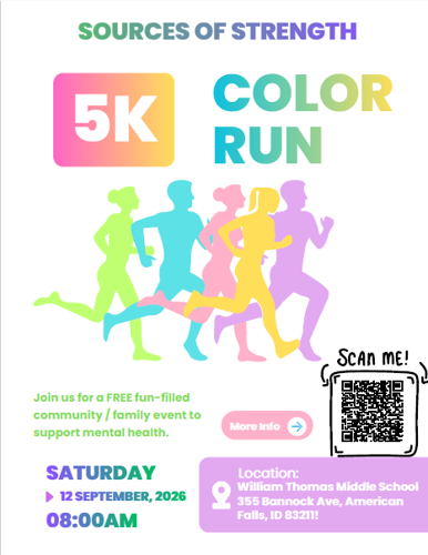 Color run flyer English