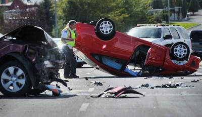 Rollover on Olympus Drive