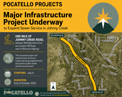 Major infrastructure project underway to expand sewer service in Johnny Creek neighborhood