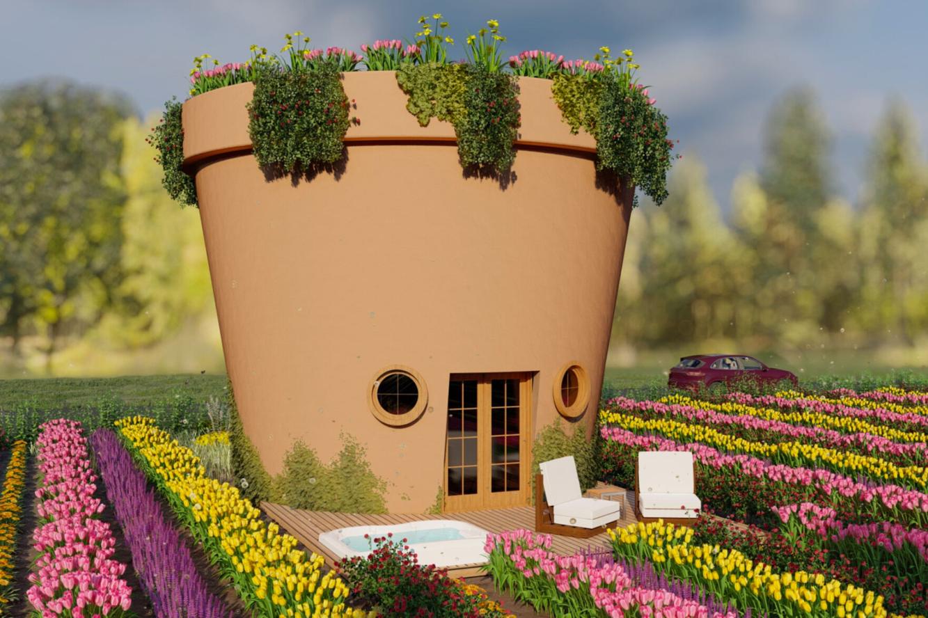 Pocatello contractor builds Idaho Flowerpot Airbnb for prizewinning
