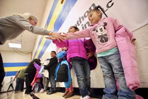 Operation Warmth and Marathon Pipeline provide winter coats to Fort Hall students