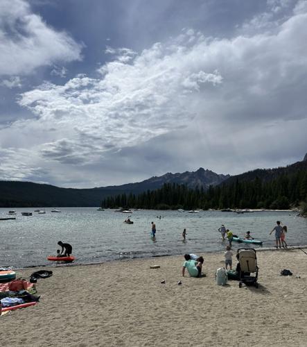 Redfish Lake swimming beach