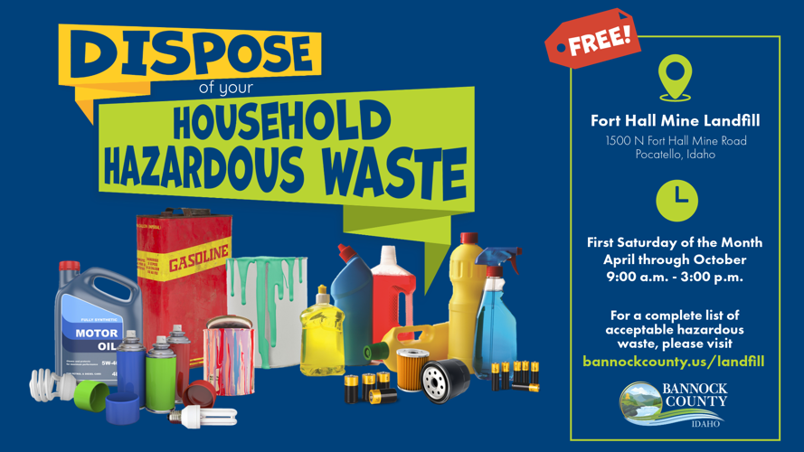 Free hazardous waste disposal returns to the Fort Hall Mine Landfill