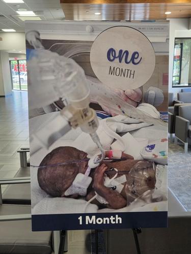 Logan Ames at 1 month