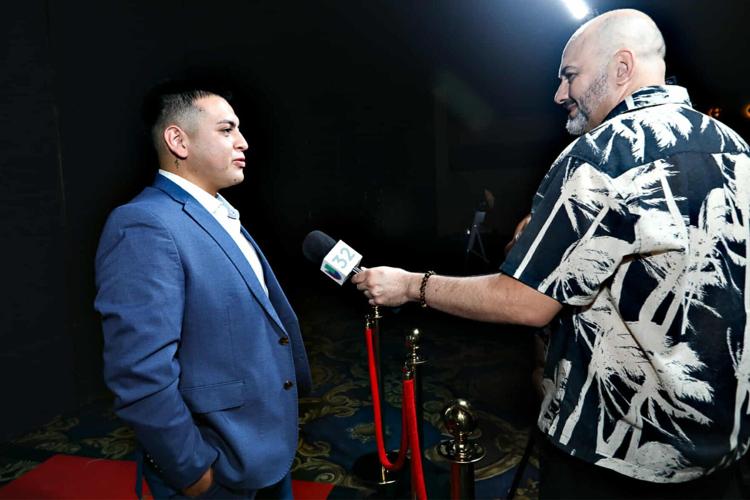 Calderón at music awards gala