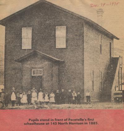 Pocatello’s first school house