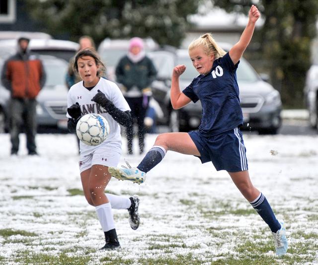 Pocatello breaks through with 2ndhalf goal in snowy district