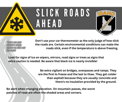 SLICK ROADS AHEAD (ISP) - 1