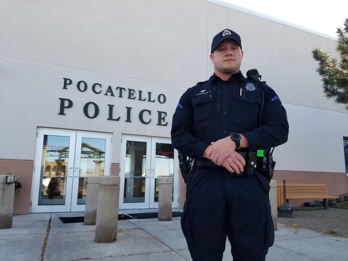 Pocatello police officer buys barefoot homeless man shoes