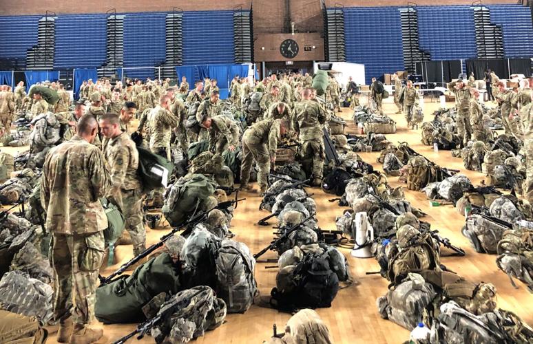 Idaho National Guard 116th inside Andrew's Air Force Base