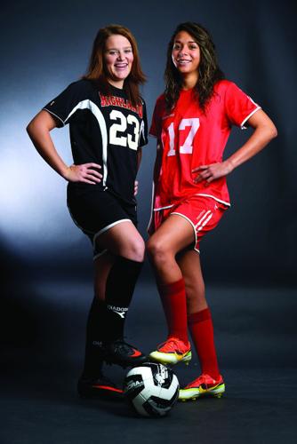 High school girls soccer, American Falls, Highland