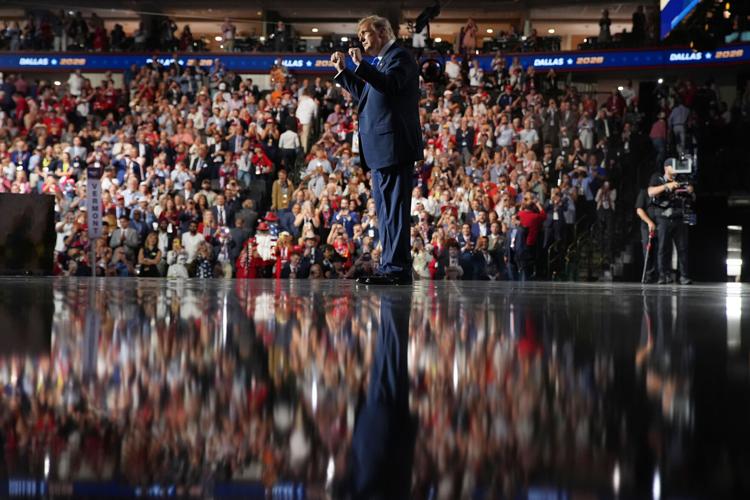 Trump takes center stage at Republicans’ first midterm convention