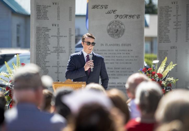 Carrie L French Statue dedication