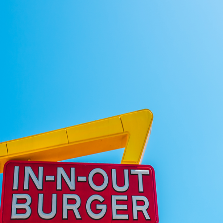 in n out burger logo