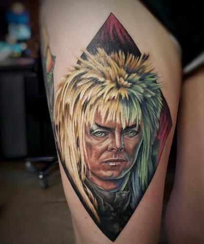 Krysten Bruderer David Bowie tattoo