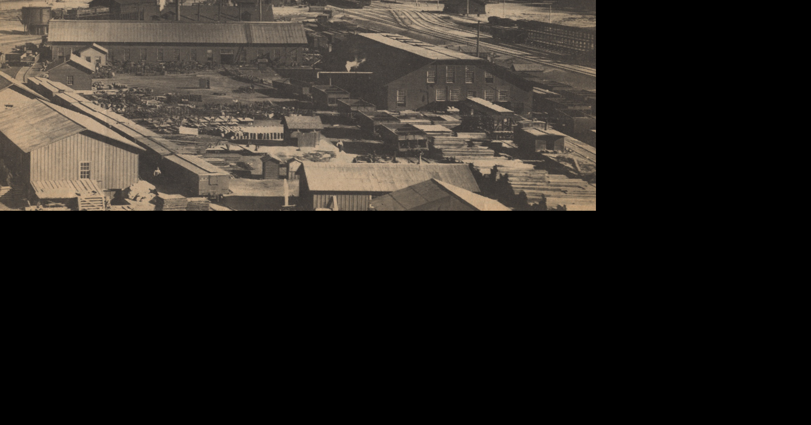 Pocatello rail yards circa 1905 Yesteryear