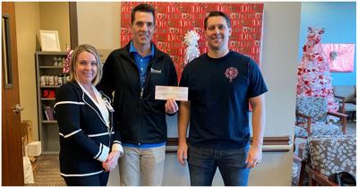 Firefighters donate to Portneuf Cancer Center