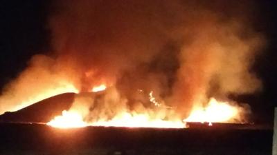 Thousands Of Acres Closed To Public As Firefighters Try To Stop