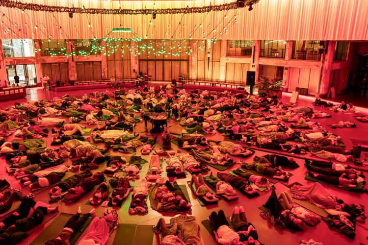 APTOPIX Belgium Lie Down Concert