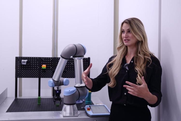 Robot demonstration at INL Sample Prep Lab