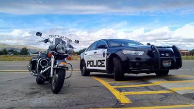 Pocatello police file photo stock image