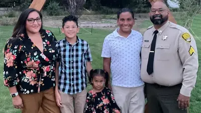 Mike Mojarro and family