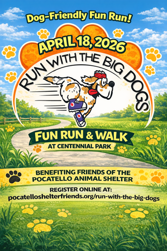 Dog-friendly fun run poster