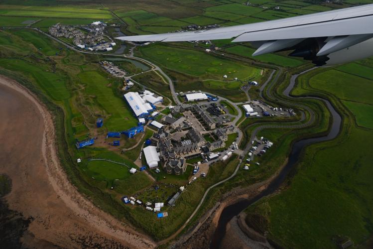 Photos show President Trump's two-day visit to Ireland that combines work and pleasure.