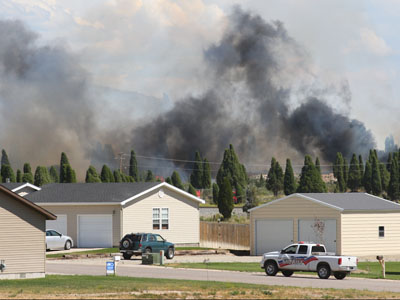 Soda Springs fire 2