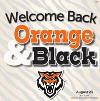 Welcome Back Orange and Black