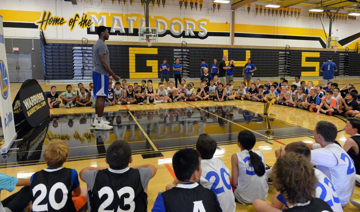 Warriors Center Leads Basketball Camp Local Sports