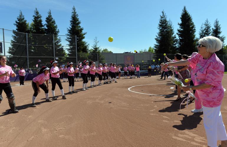 LHS Softball Team Strives to Strike Out Cancer