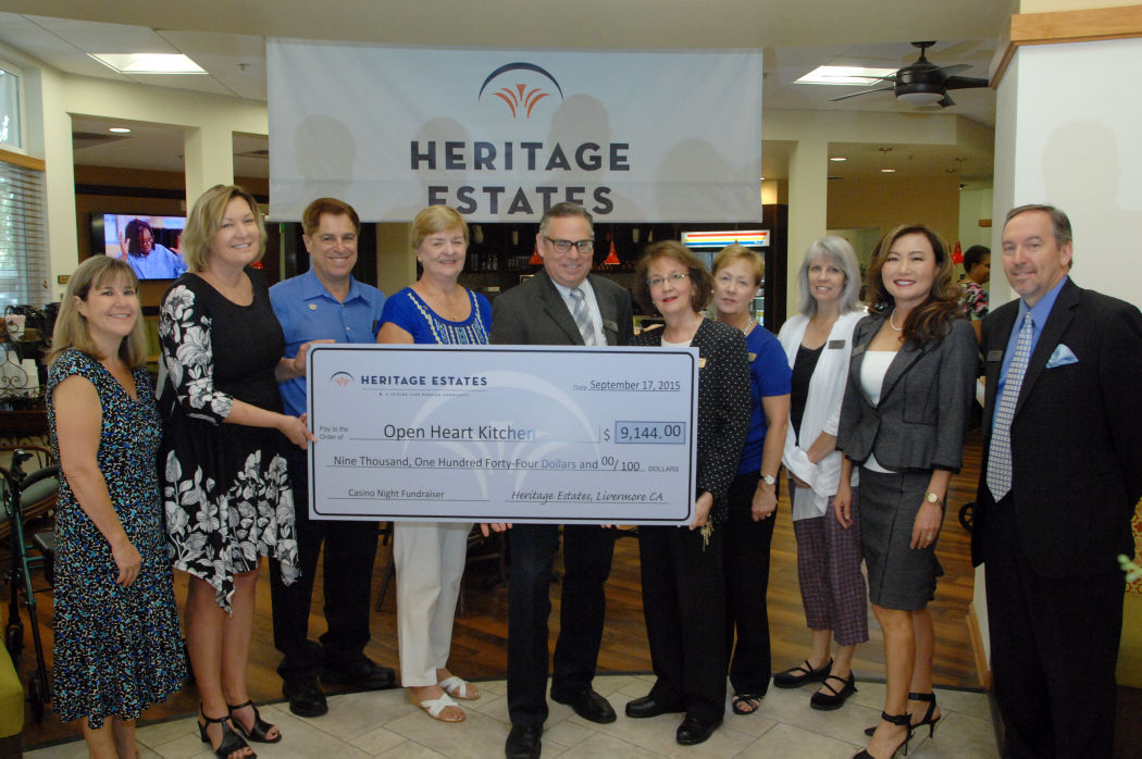 Heritage Estates Presents Donation To Open Heart Kitchen Community News Independentnews Com