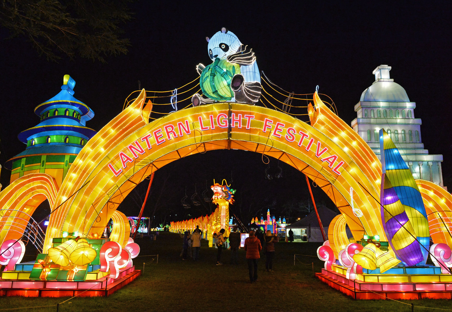 Lanterns Light Up the Night at Pleasanton Festival
