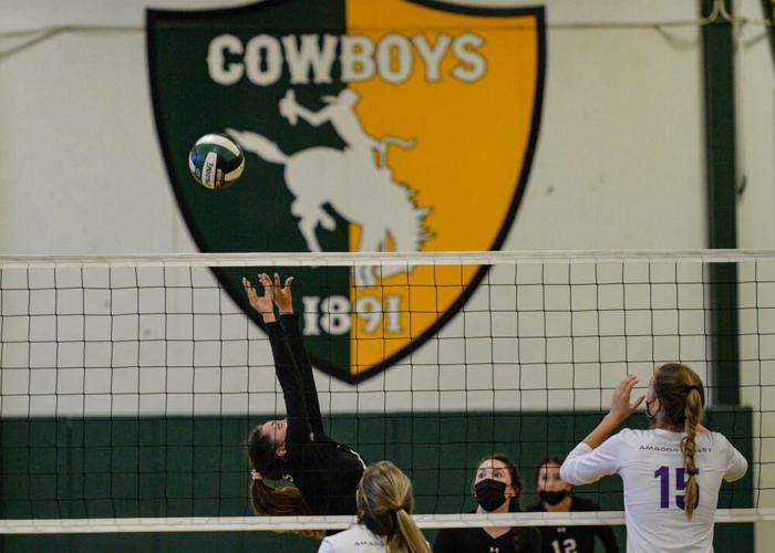 Amador Valley High School's Girls' Volleyball Team Sweeps Livermore in