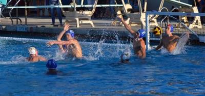 Foothill Water Polo Goalie Moises Ambriz Blocked a Shot