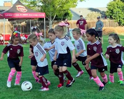 Fusion Soccer Club's U6 Secret Agents and Glitter Girls