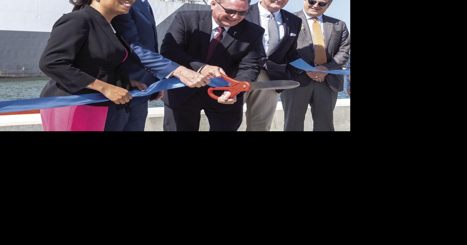 McKee, officials celebrate expansion of Pier 2 at Quonset | News ...