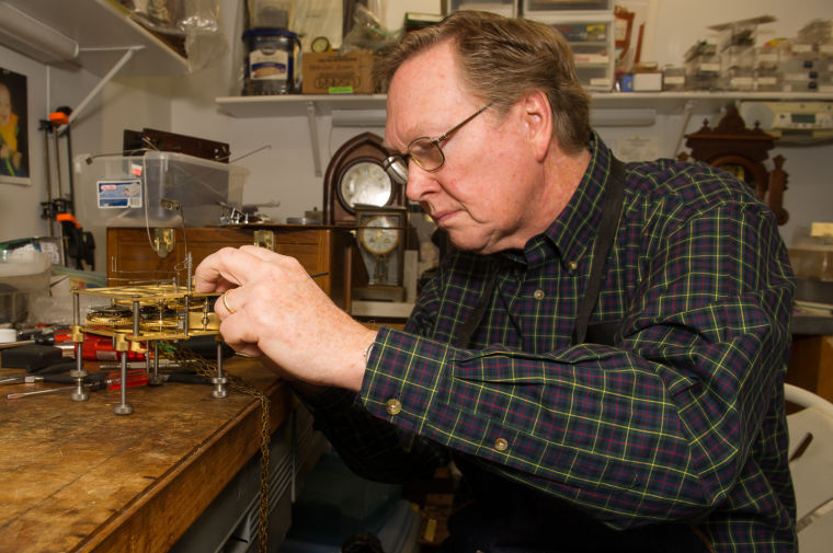 The hands of time Clock restoration is more than a job for shop owner Arts And Living