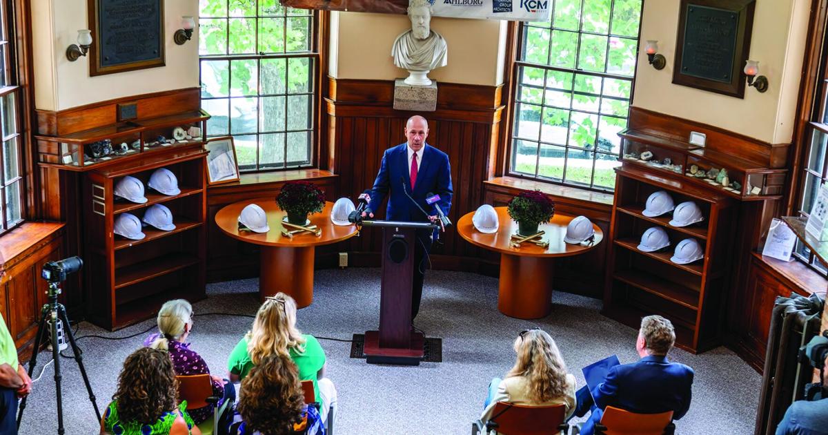 Peace Dale Library begins construction on new learning center