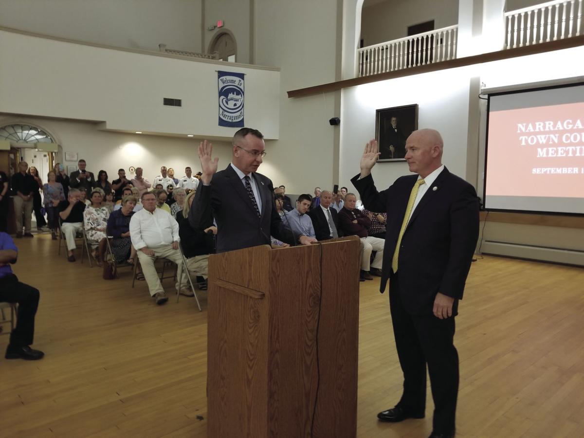 Tierney Sworn In As Narragansett Manager News Independentri Com