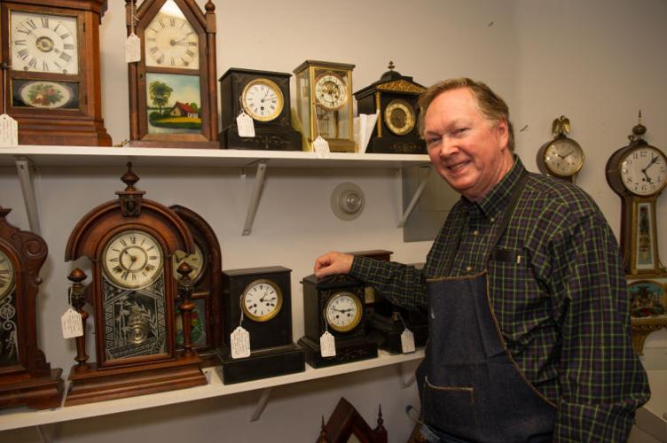 The hands of time Clock restoration is more than a job for shop owner Arts And Living