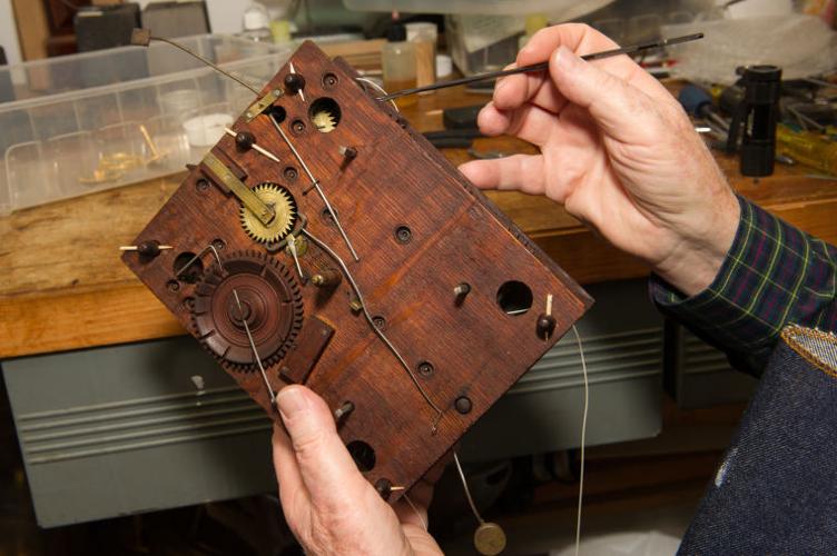 The hands of time Clock restoration is more than a job for shop owner Arts And Living