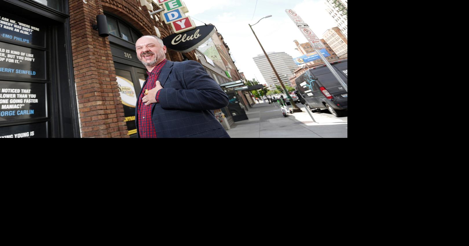 Jonathan Tilley has made a name for himself in Spokane’s comedy scene — but not how you’d expect