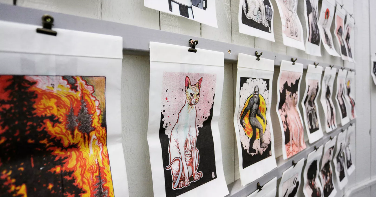 Joe Tomlinson keeps drawing fun with pop surreal images on ...