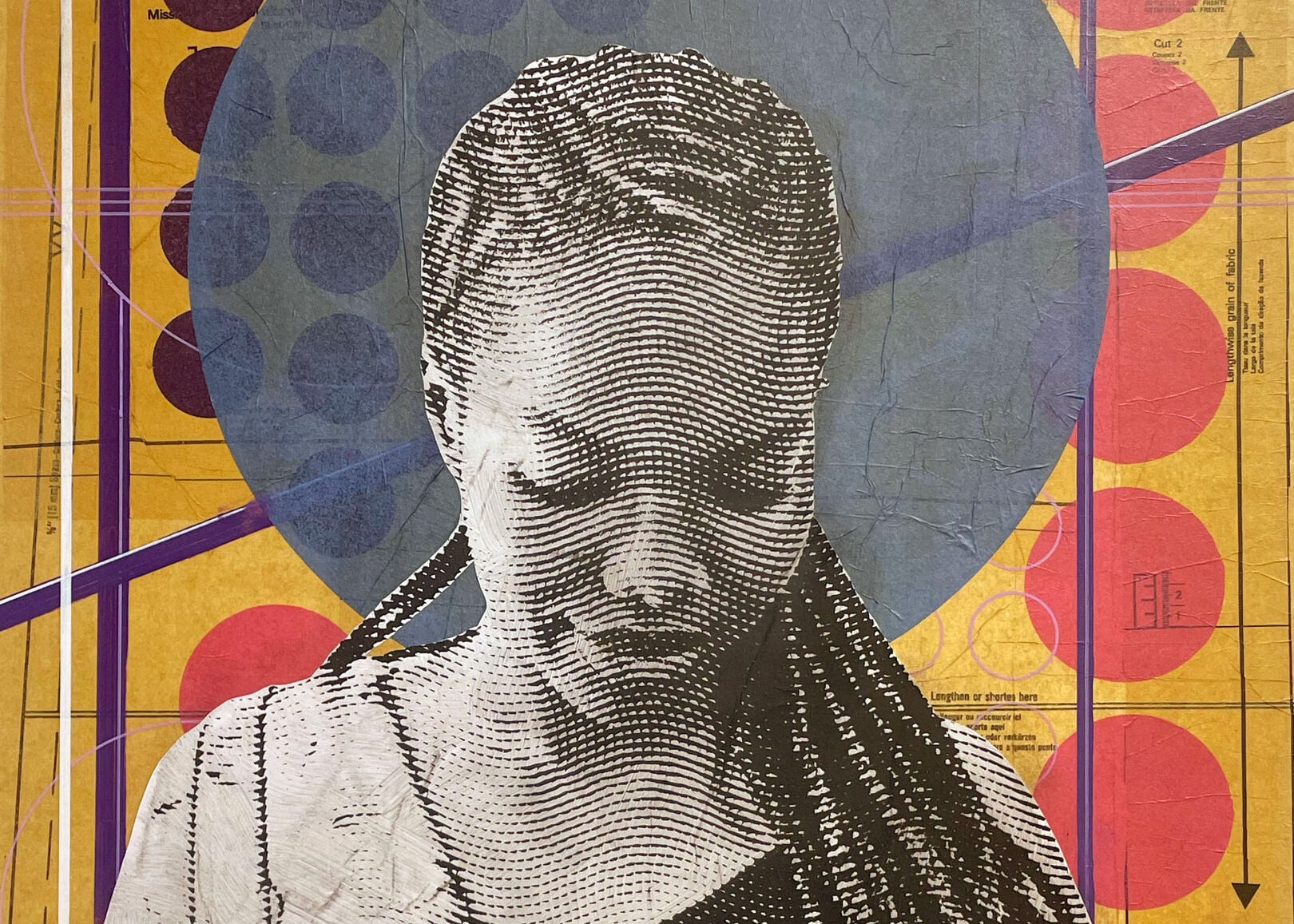 Carl Richardson's mixed-media tribute to those closest to him