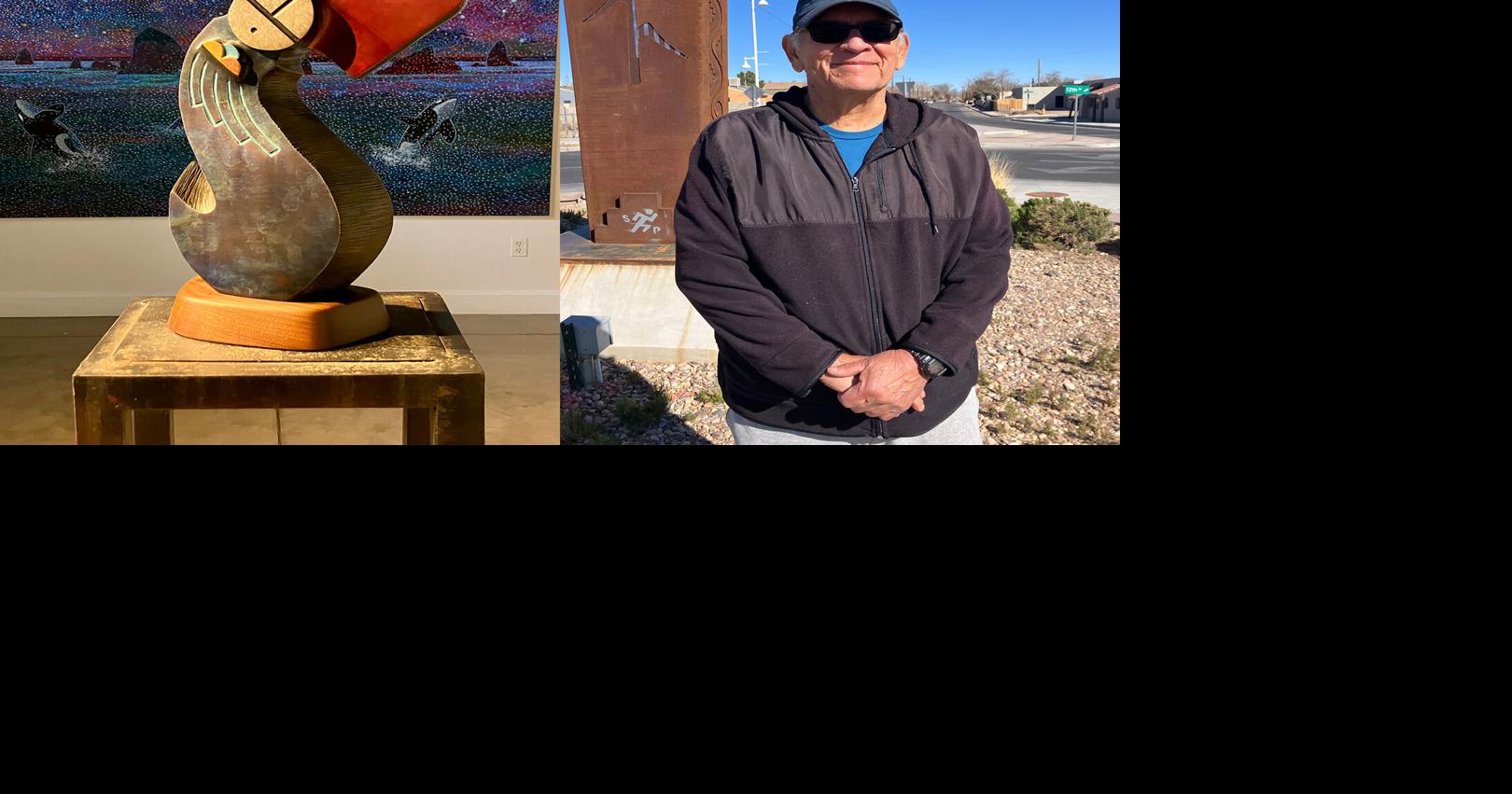 The Indigenous artist known as Greyshoes is featured for Marmot Art Space’s June exhibition ‘Southwest Sculptures’