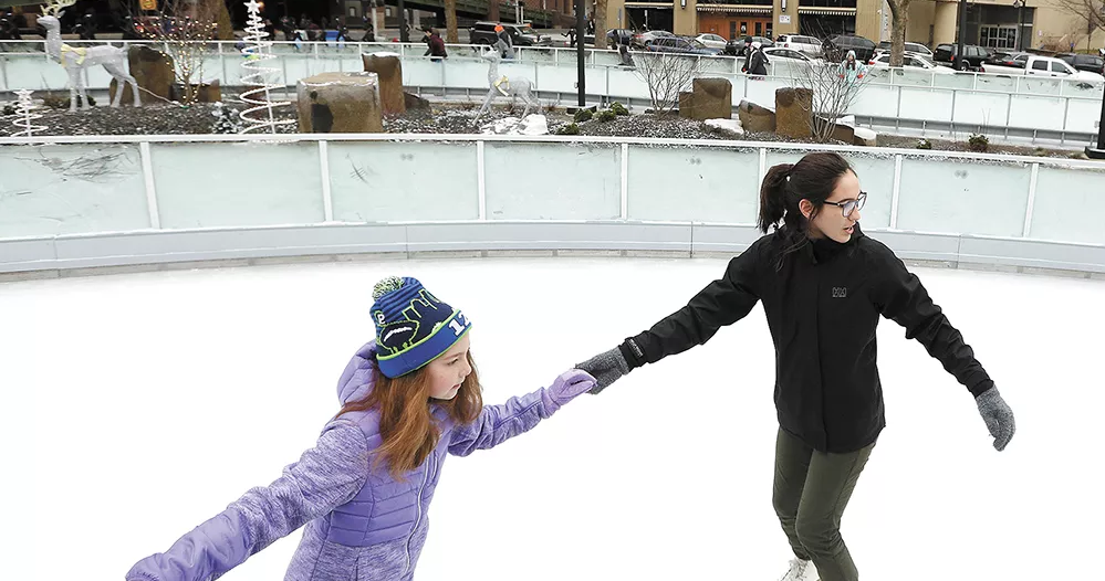 Riverfront Park's ice ribbon blows away expectations — how to enjoy ...